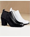 Slip-on leather boot
