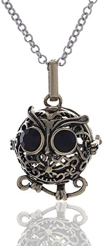 Harmony Owl Mexican Pendant Necklace Silver Plated Pregnancy Baby Gift