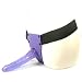Fetish Fantasy Sensual Comfort Purple and Black Strap-On Dildo