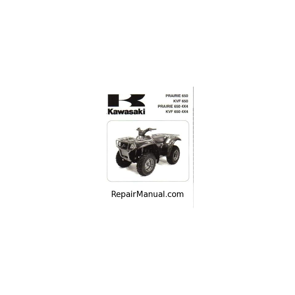 2002 2003 Kawasaki Prairie 650 KVF 650 Prairie 650 4x4 ATV Service Manual