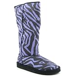 PUNKROSE Zebra Boots Shoes Gray Womens SZ