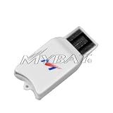 Micro SD Card Reader White (601) (with key chain hole)