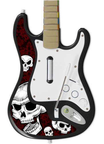 Rock Band Guitar Skins Skulls Design