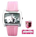 Girls Puppy/Kitten Watch with Pink Strap
