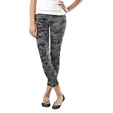 Xhilaration® Juniors Tie Dye Legging - Black/Quartz Grey