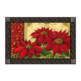 MatMates Poinsettias Doormat