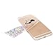 iPhone 6 Case, iPhone 6s Case,JAHOLAN TPU Silicone Gel Soft Clear Case Cover for Iphone 6 6S - Black Colorful Apple Butterfly Girl