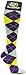 donegal bay Men's LSU Argyle Dress Sock, Purple, One Size