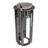 Adjust-a-Fit Dish Dispenser, Single Self-Leveling Dish Dispensing Tube, Maximum Dish Size 12 Diamet