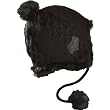 Fox Racing Broken Heart Girls Beanie Sports Wear Hat - Black