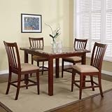 Stonegate Brown Cherry Gathering Table Powell 828-441 WHT