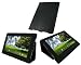 rooCASE Ultra Slim (Black) Leather Case Cover Cover with Stand for Asus Eee Pad Transformer 10.1-Inch TF101 Android Tablet Wi-Fi (NOT Compatible with PRIME TF201 and TF300)
