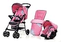 Hauck - Shopper 7 travel system set in Dotty Pink