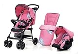 Hauck - Shopper 7 travel system set in Dotty Pink