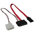 DeLock Kabel Micro SATA Buchse + 2Pin Power > SATA Netzkabel intern Micro SATA 7 + 7 + 2 pol Buchse + 2 pol Strom Stecker auf SATA 7 pol 0.30 m