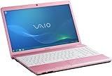 Sony Vaio EH2H1E/P 39,4 cm (15,5 Zoll) Notebook (Intel Core i3 2330M, 2,2GHz, 4GB RAM, 500GB HDD, Intel HD, DVD, Win 7 HP) rosa