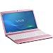 Sony Vaio EH2H1E/P 39,4 cm (15,5 Zoll) Notebook (Intel Core i3 2330M, 2,2GHz, 4GB RAM, 500GB HDD, Intel HD, DVD, Win 7 HP) rosa