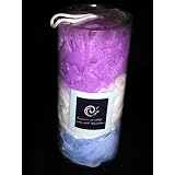 Bath, Spa and Shower Scrub Puff 3 Color Gift Pack / A Relaxing and Stress Relieving Set of Three 4" Deluxe Nylon Mesh Skin Cleanse, Exfoliating and Massage Scrubbie Puff Body Sponges on a Rope