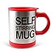 OliaDesign Self Stirring Coffee Mug, 8 oz, Silver