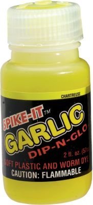 Spike-It Scented Dip-n-Glow Fish Attractant- Garlic Salt