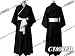 Japanese Anime Bleach Cosplay Costume - Ichigo Kurosaki Kimono Black
