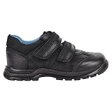 Hush Puppies Polar Boys Black School Shoes