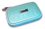 NINTENDO DSi DS Lite 2 in 1 * PEARL * Blue Carry Case Pouch