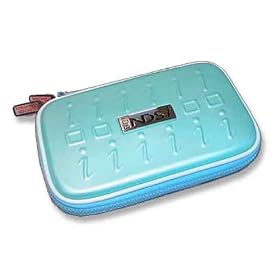 NINTENDO DSi DS Lite 2 in 1 * PEARL * Blue Carry Case Pouch