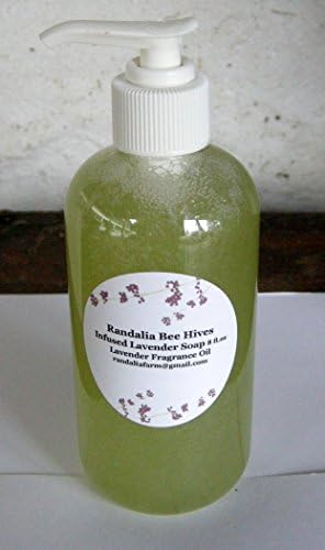 Hand Crafted Lavender Botanical Liquid Soap