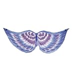 Fanciful Bird Wings, in Purple