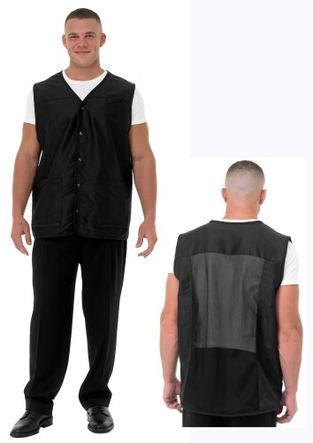 Betty Dain Cool Vent Vest, Mesh Vented Back, Black, Extra Large On Sale