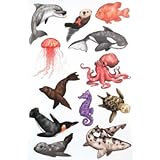 Wall Static Stickers Aquatic Design