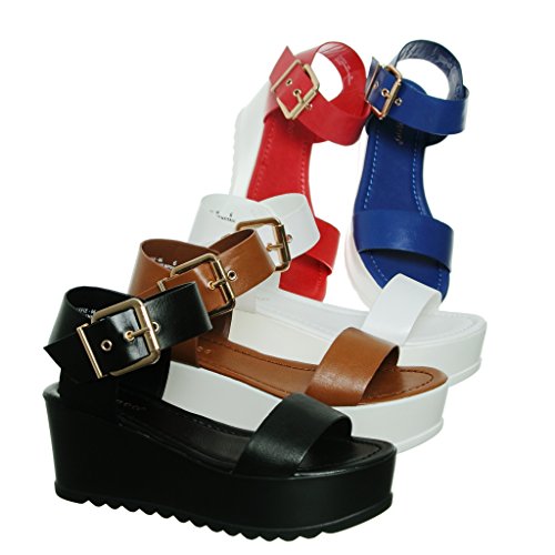 Single Strap Flatform Pumped Up Sandals