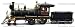 1843 American Steam Locomotive Train Model