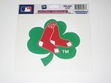 Boston Red Sox Shamrock & Double Sox Square Ultra Decal / Sticker