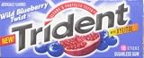 Trident Wild Blueberry Twist Chewing Gum 36-18 Packs