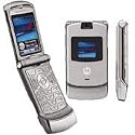 Motorola RAZR V3 Silver Sim Free Unlocked Mobile Phone