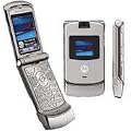 Motorola RAZR V3 Silver Sim Free Unlocked Mobile Phone