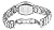 Ebel Women's 9956P28/991050 Beluga Tonneau Mother-Of-Pearl Dial Diamond Watch by Ebel