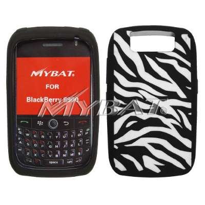 Zebra Gel Silicone Skin Case For Blackberry Curve 8900 Javelin