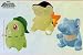 Pokemon Heart Gold Soul Silver Totodile Cyndaquil Chikorita DX Plush set