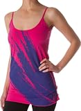 Brush Print Spaghetti Straps Cotton Tank Top