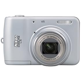 Nikon Coolpix L5 Slim Point and Shoot Digital Camera, 7.2 Megapixel, 5x Optical, 4x...