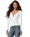 Baby Phat Sweater, Long Sleeve Keyhole V-Neck