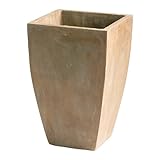 Cyan Designs 04404 Small Curve Square Planter in Brown
