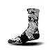 HoopSwagg Spurs Splatter Custom Nike Elite Socks Small