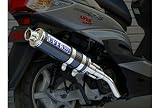 オーバーレーシング：ステンカーボン マフラー/Stainless Carbon Muffler 13-51-01 stainless