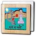 Londons Times Health and Vanity Trends Cartoons - Aussie And Harriet - Tile Napkin Ho...
