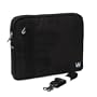 Apple MacBook MB404LL/A 13.3-inch Laptop Faux Suede Protective Sleeve with Shoulder Strap and Pocket - Black