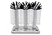 Barconic Triple Brush Bar Glass Washer | 3 Brush Glass Scrubber With Suction Cup Base | Commercial Bar Glass Cleaning Brush for Restaurant, Kitchen, and Bar